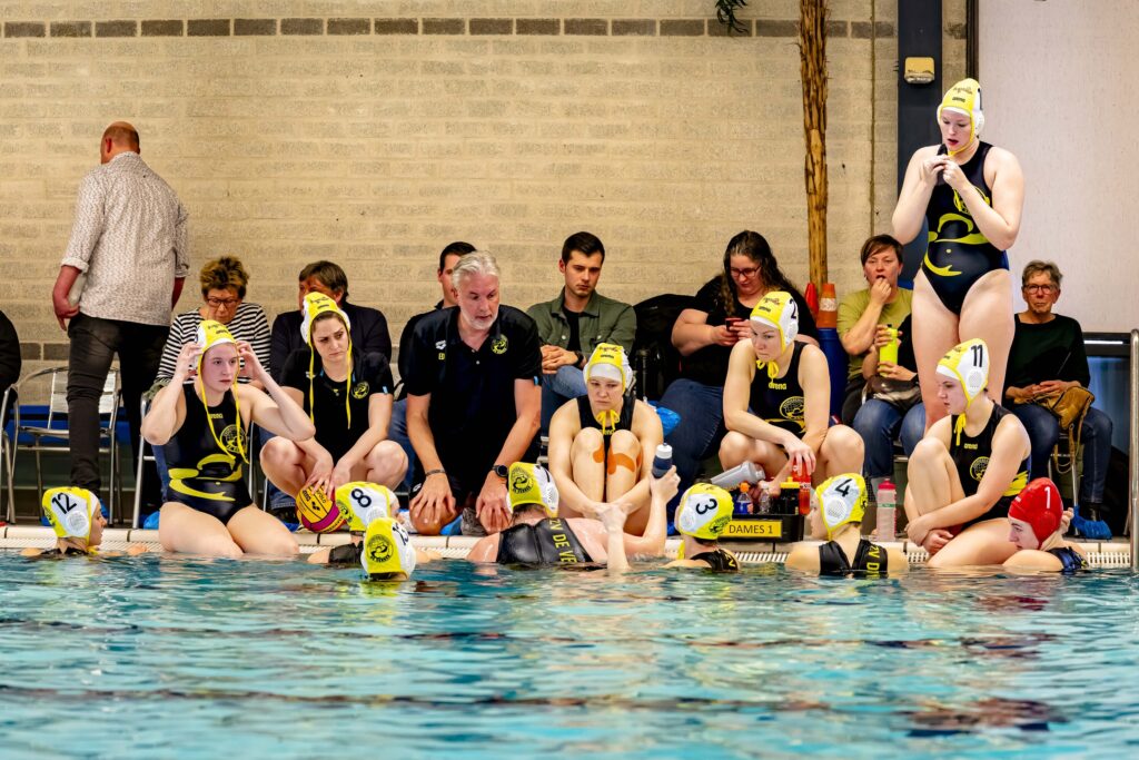 waterpolo dutch champ first division women de vennen dongen vs ezcl enschede