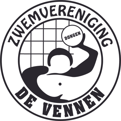 logo zwemver de vennen zwart