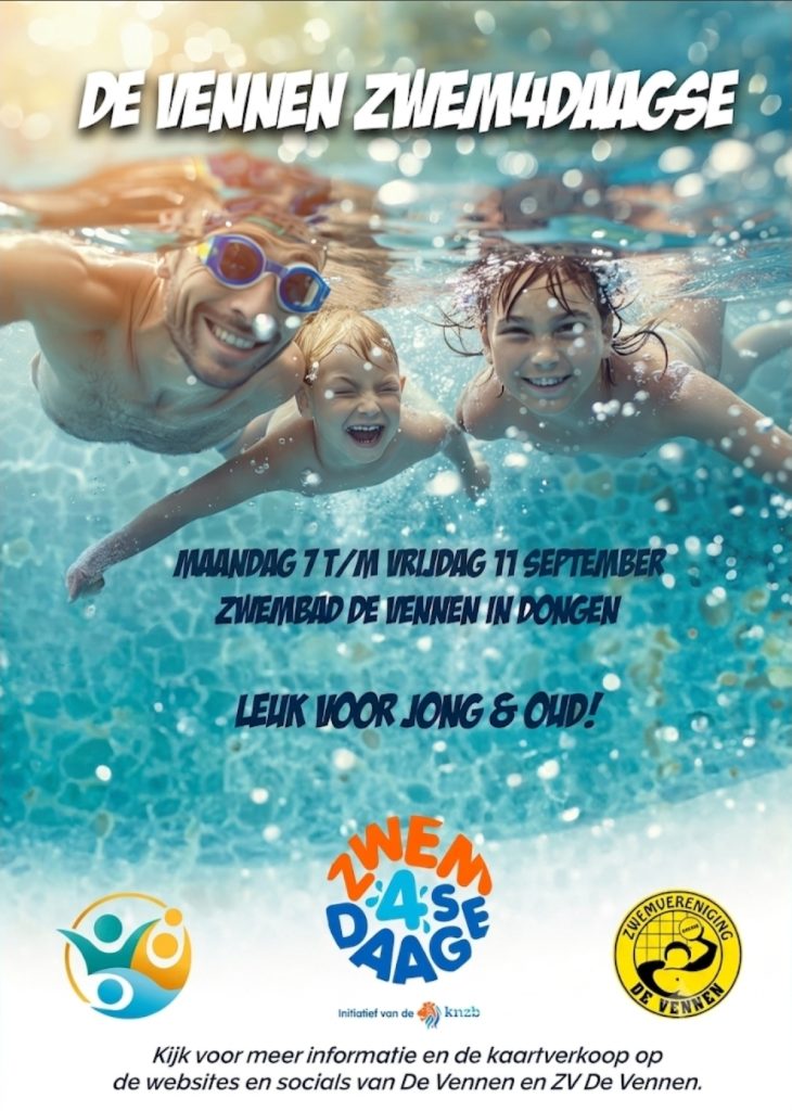 zwem4daagse 2026 poster
